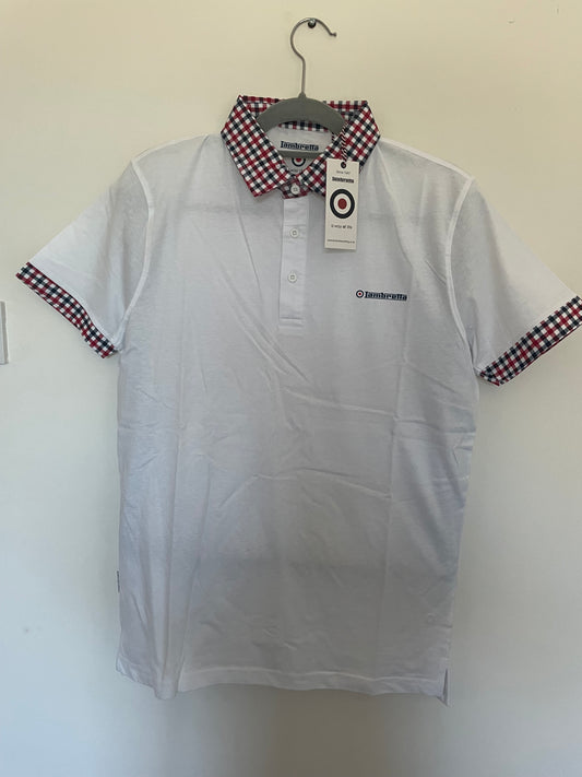 Gingham Collar Polo