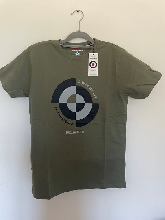 Target Quadrant Tee Khaki