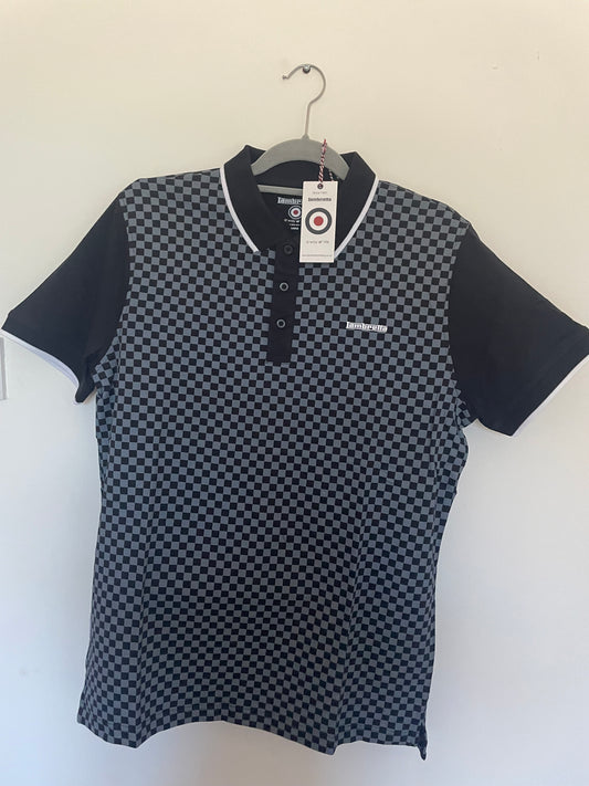 Two Tone AOP Polo