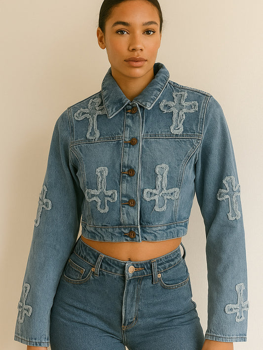 Cropped Denim Jacket