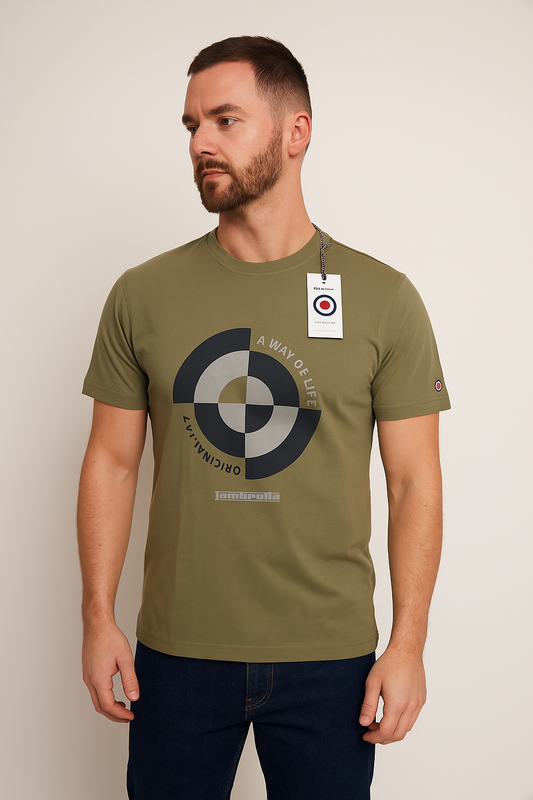 Target Quadrant Tee Khaki