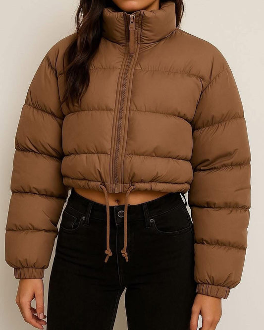Cropped Puffa Jacket